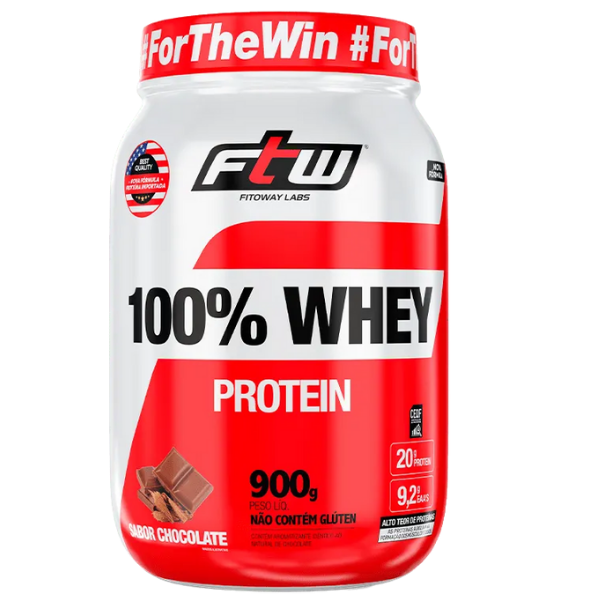 100% Whey protein Pote 900g - FTW