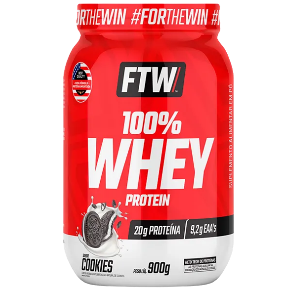 100% Whey protein Pote 900g - FTW