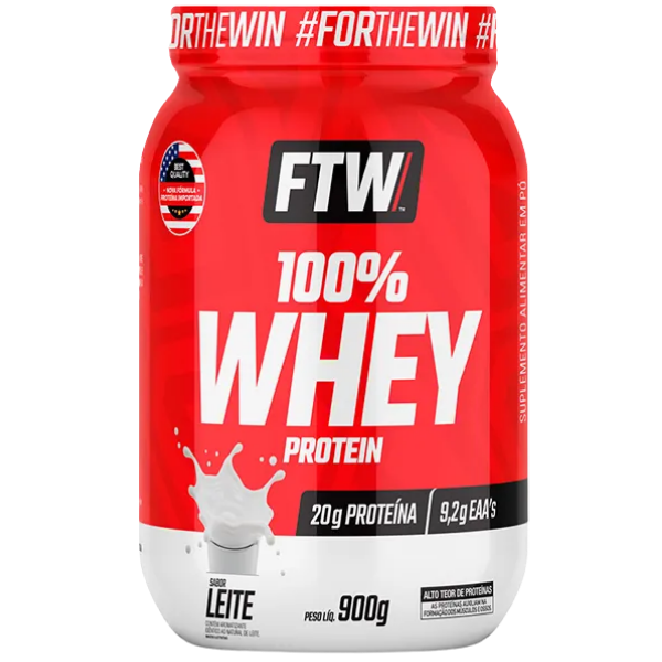 100% Whey protein Pote 900g - FTW