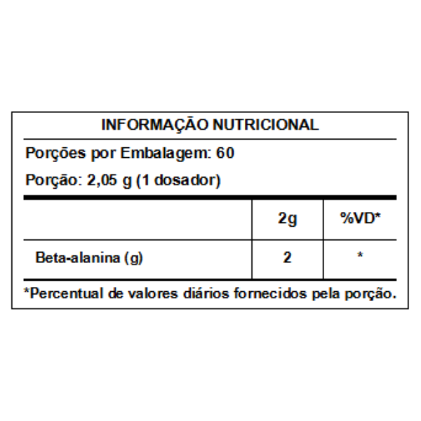 Beta Alanina 123g - Integralmedica