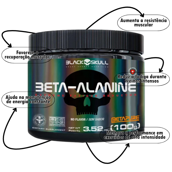Combo 1 Beta-Alanina, 1 Glutamina e 1 Multivitamínico