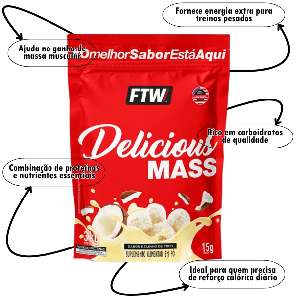 Combo 1 Hipercalórico, 1 Whey, 1 Creatina + Brinde