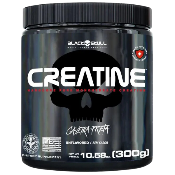 Creatina Pura - Creatine MonoHidratada - Black Skull