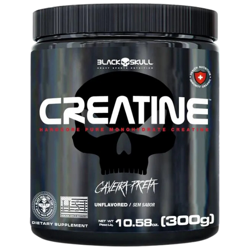 Creatina Pura - Creatine MonoHidratada - Black Skull