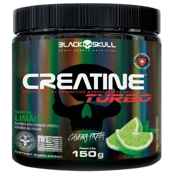 Creatina - Creatine Turbo - Black Skull