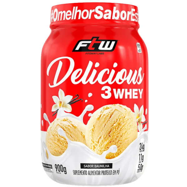 Delicious 3Whey Pote 900g - FTW