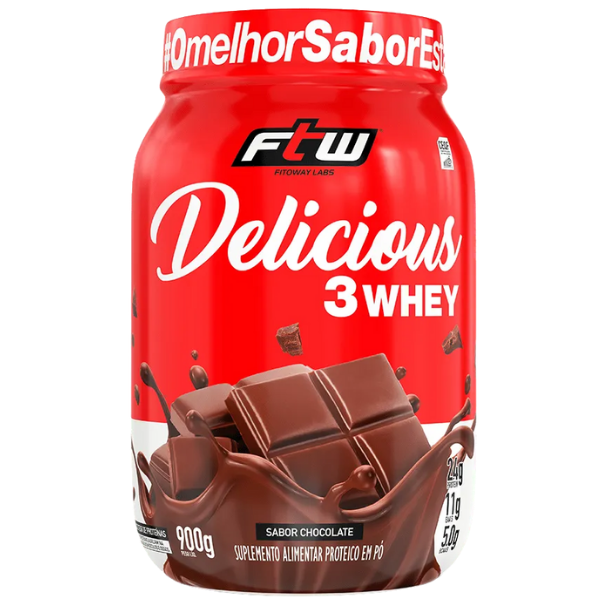 Delicious 3Whey Pote 900g - FTW