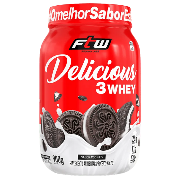 Delicious 3Whey Pote 900g - FTW