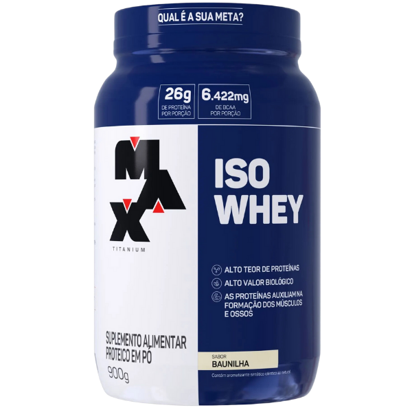 Whey Protein Isolado IsoWhey 900g - Max Titanium
