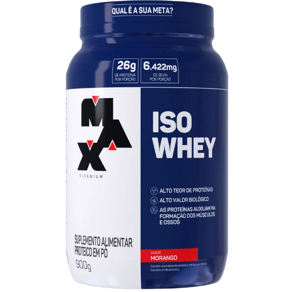 Whey Protein Isolado IsoWhey 900g - Max Titanium