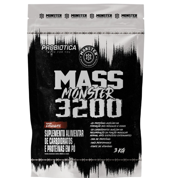 Mass Monster 3200 3kg Refil - Probiótica