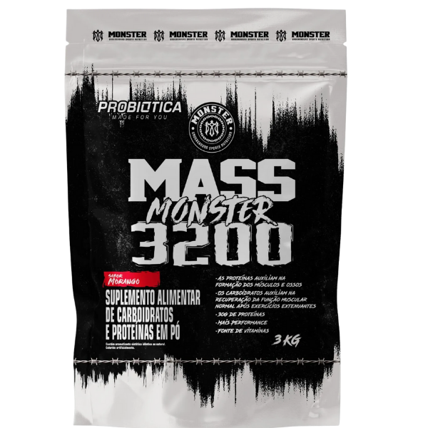 Mass Monster 3200 3kg Refil - Probiótica
