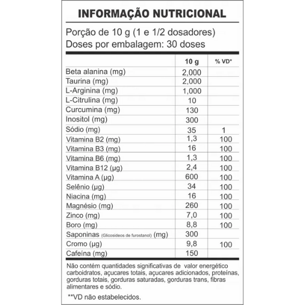 Pré-Treino TXT Pump 300g - Shark Pro