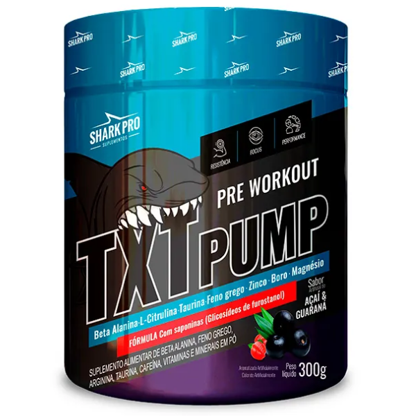 Pré-Treino TXT Pump 300g - Shark Pro