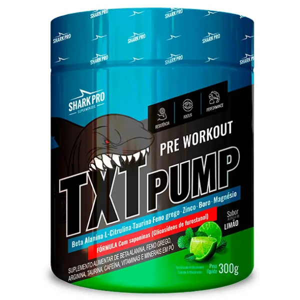 Pré-Treino TXT Pump 300g - Shark Pro