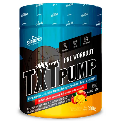 Pré-Treino TXT Pump 300g - Shark Pro