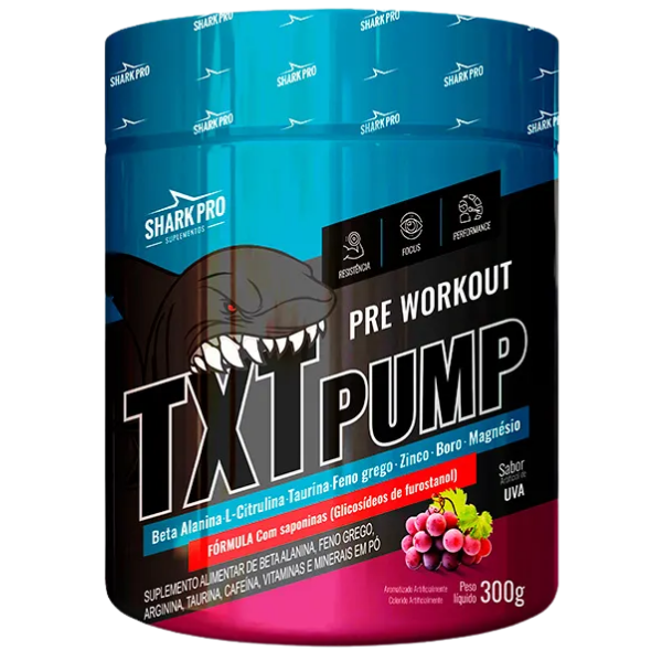 Pré-Treino TXT Pump 300g - Shark Pro