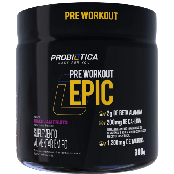 Pré-Treino Epic 300g - Probiótica