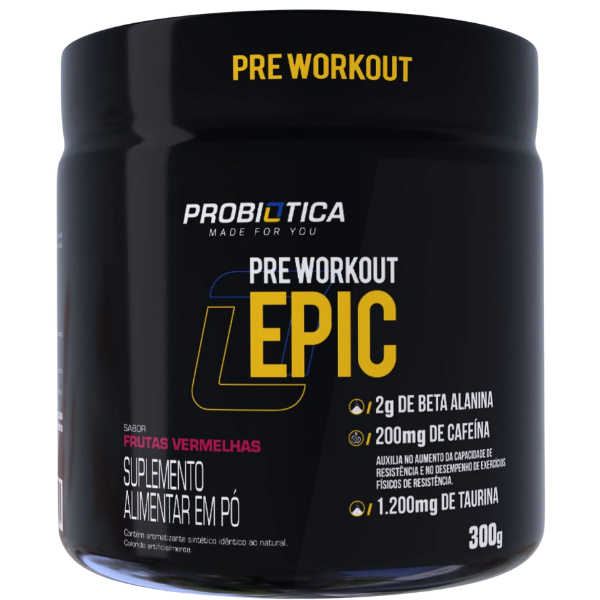 Pré-Treino Epic 300g - Probiótica