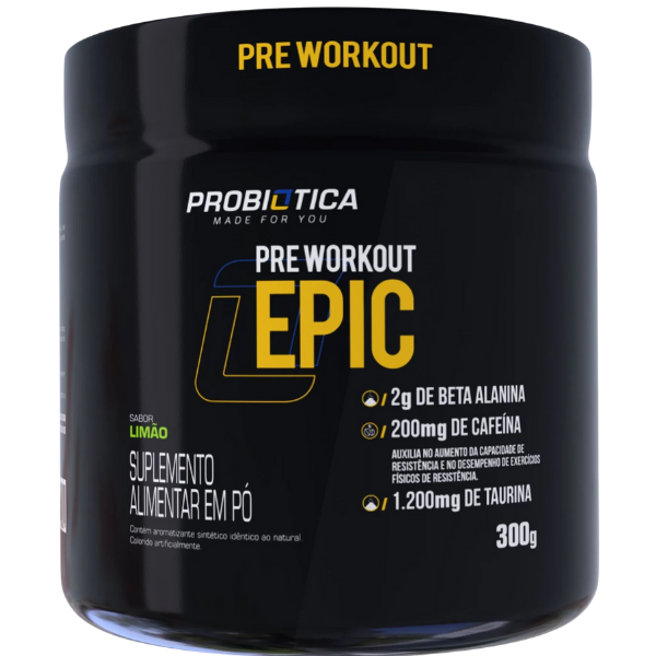 Pré-Treino Epic 300g - Probiótica