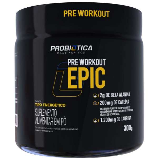 Pré-Treino Epic 300g - Probiótica