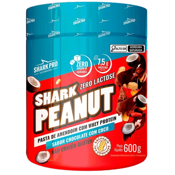 Shark Peanut Zero Lactose 600g - Shark Pro