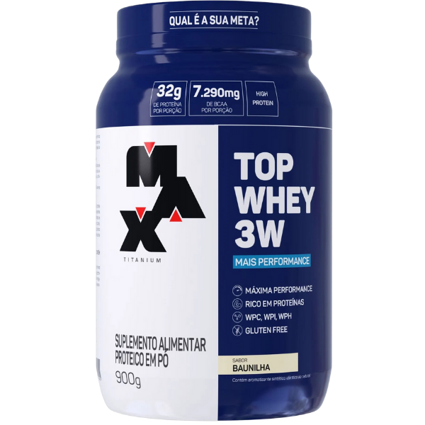 Top Whey 3W + Performance - Max Titanium