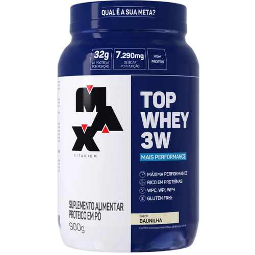 Top Whey 3W + Performance - Max Titanium