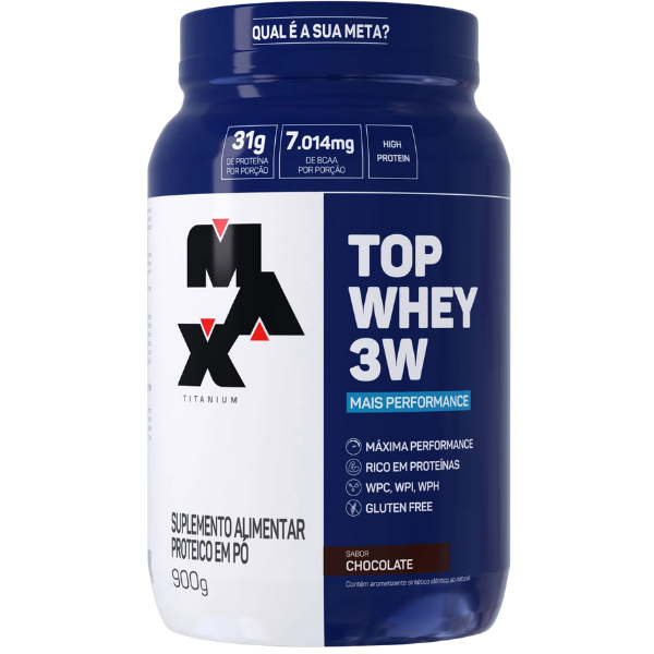 Top Whey 3W + Performance - Max Titanium