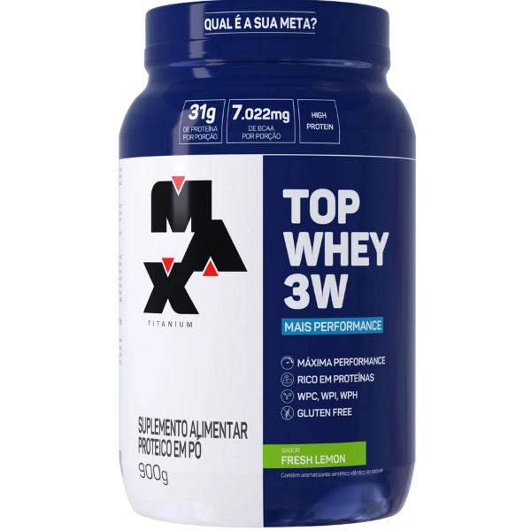 Top Whey 3W + Performance - Max Titanium
