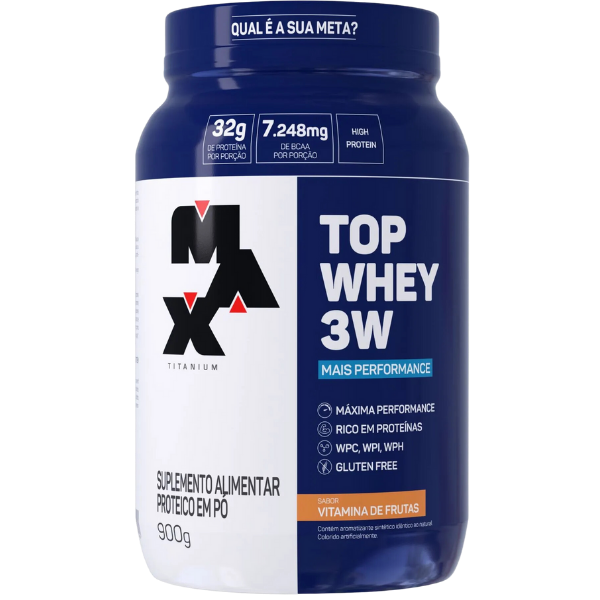Top Whey 3W + Performance - Max Titanium