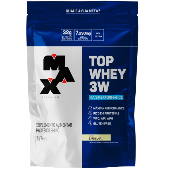 Top Whey 3W + Performance - Max Titanium