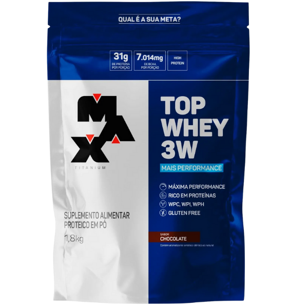 Top Whey 3W + Performance - Max Titanium