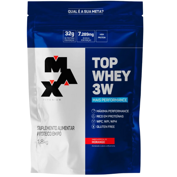 Top Whey 3W + Performance - Max Titanium