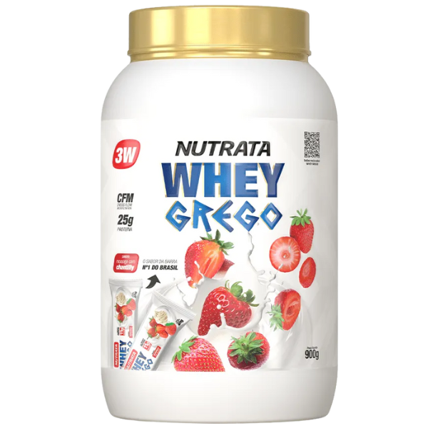 Whey Grego 3W Pote 900g - Nutrata