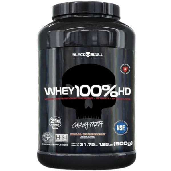 Whey 3W 100% HD - Black Skull
