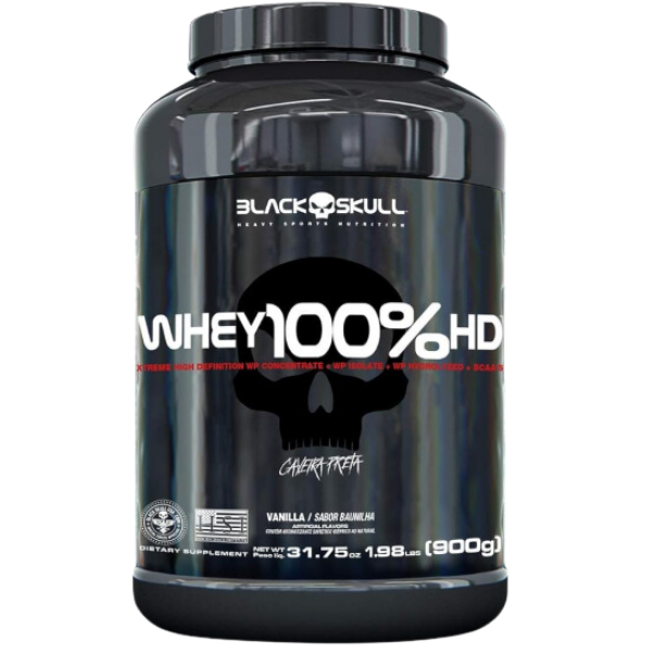 Whey 3W 100% HD - Black Skull