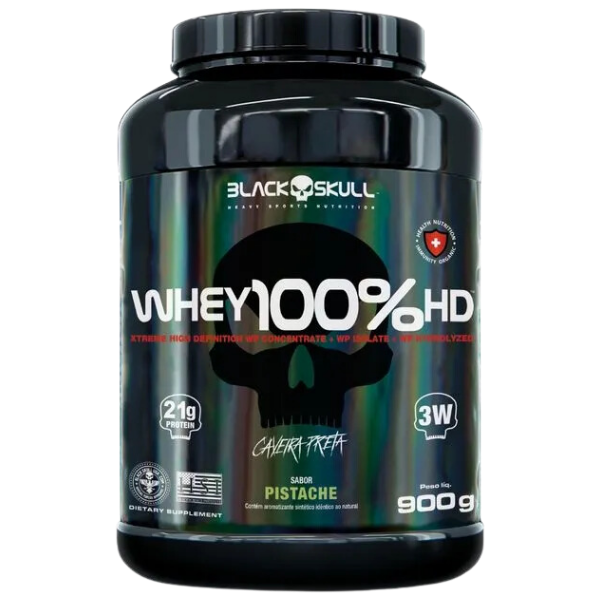 Whey 3W 100% HD - Black Skull