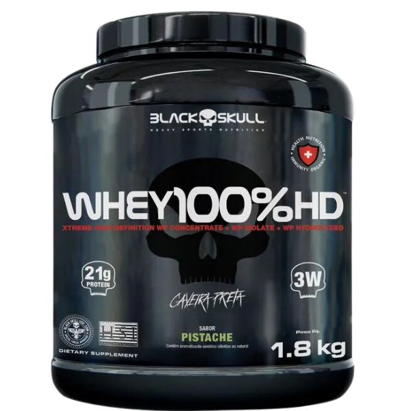 Whey 3W 100% HD - Black Skull