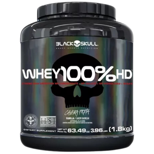 Whey 3W 100% HD - Black Skull