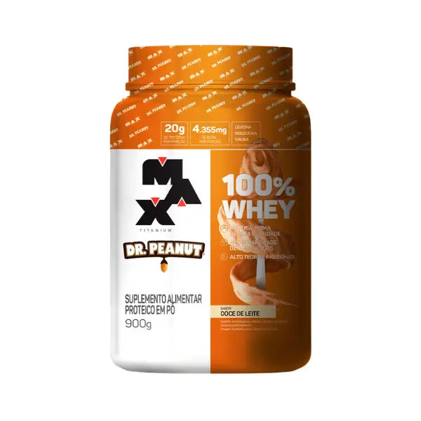 100% Whey Dr. Peanut Pote 900g - Max Titanium