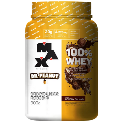 100% Whey Dr. Peanut Pote 900g - Max Titanium