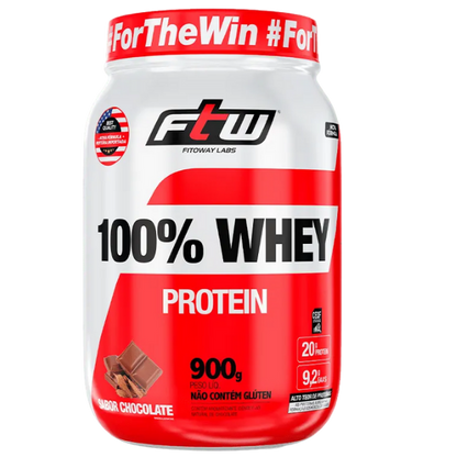 100% Whey protein Pote 900g - FTW