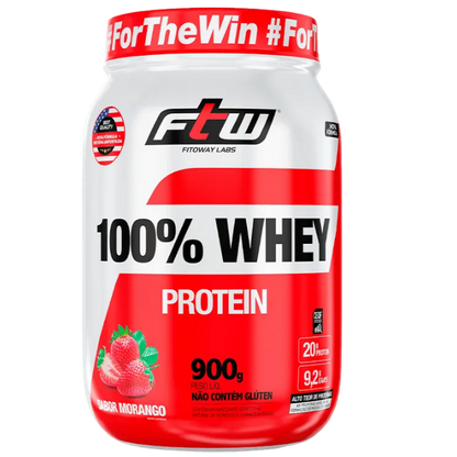 100% Whey protein Pote 900g - FTW