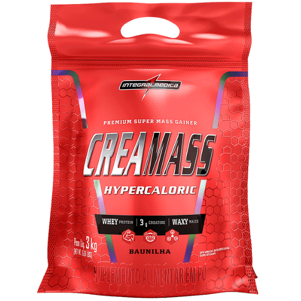 Creamass Hipercalorico com Creatina 3Kg - Integralmedica