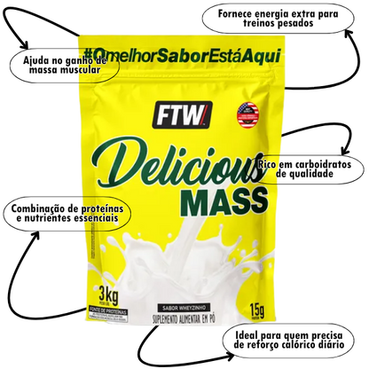 Combo 1 Hipercalórico, 1 Whey, 1 Creatina + Brinde