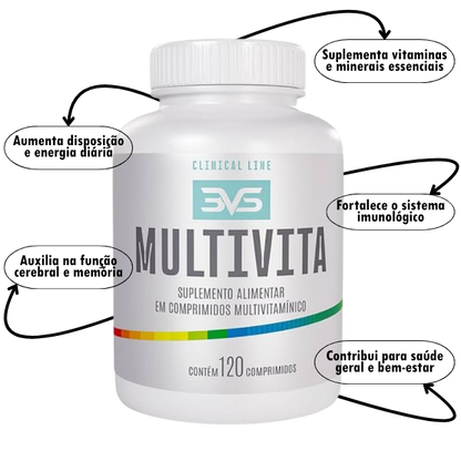 Combo 1 Beta-Alanina, 1 Glutamina e 1 Multivitamínico