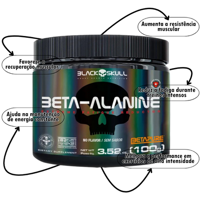 Combo 1 Beta-Alanina, 1 Glutamina e 1 Multivitamínico