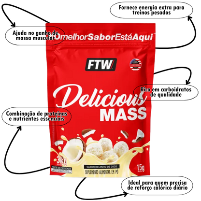 Combo 1 Hipercalórico, 1 Whey, 1 Creatina + Brinde