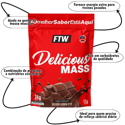 Combo 1 Hipercalórico, 1 Whey, 1 Creatina + Brinde